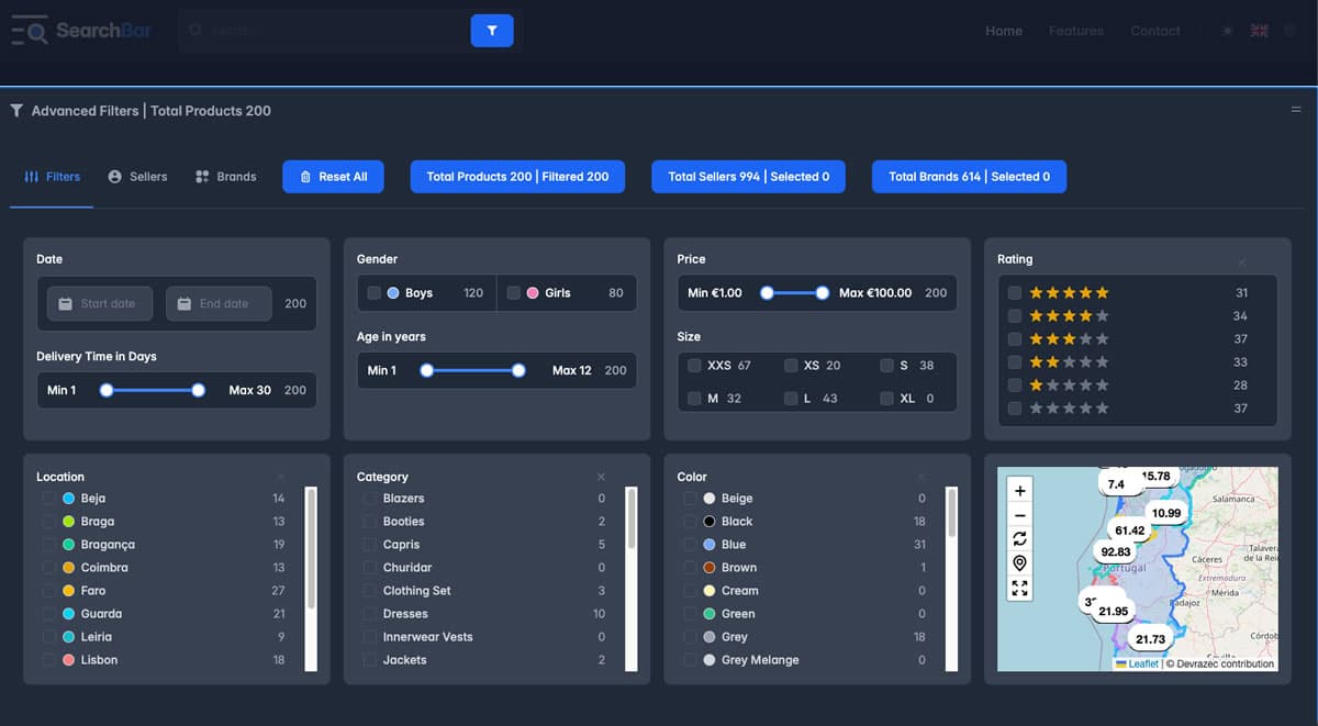 Search Bar Component