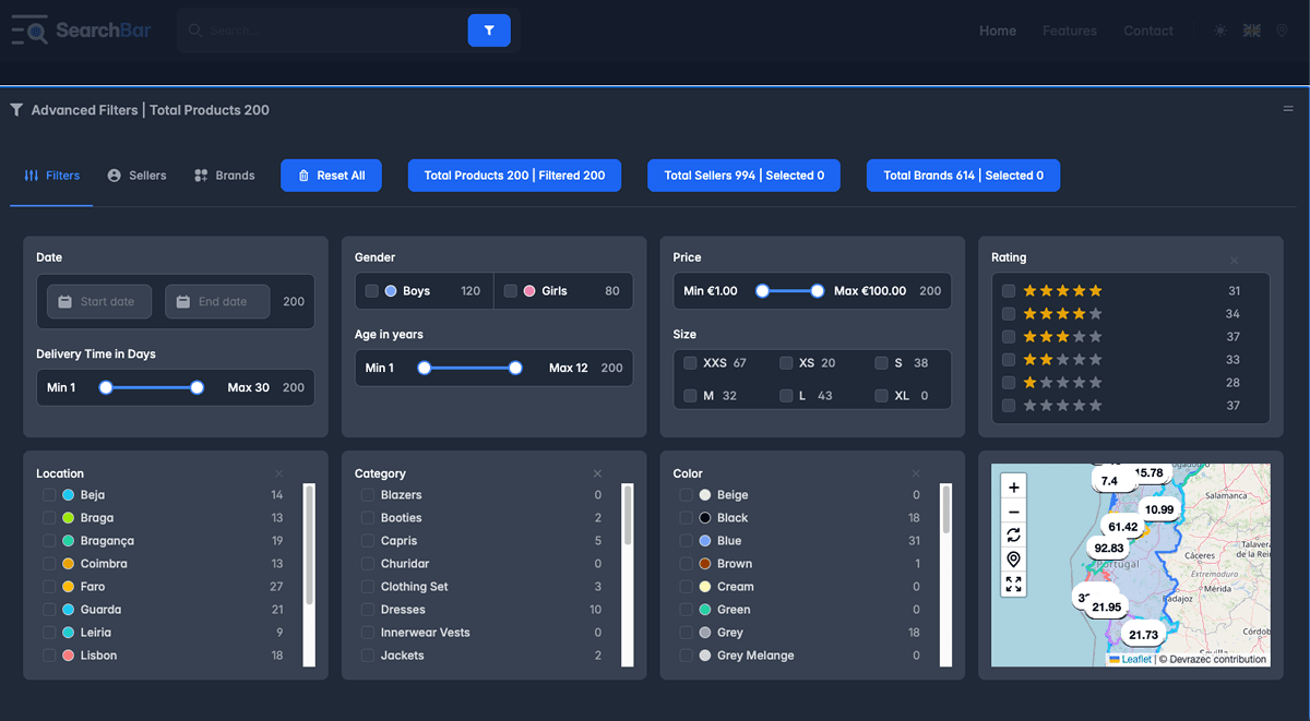 Search Bar Component