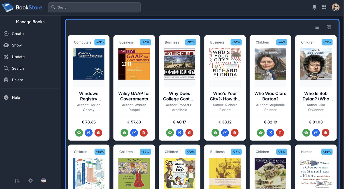 Bookstore Management System